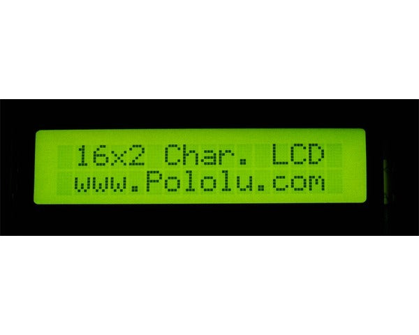 16×2 Character LCD (Parallel Interface)