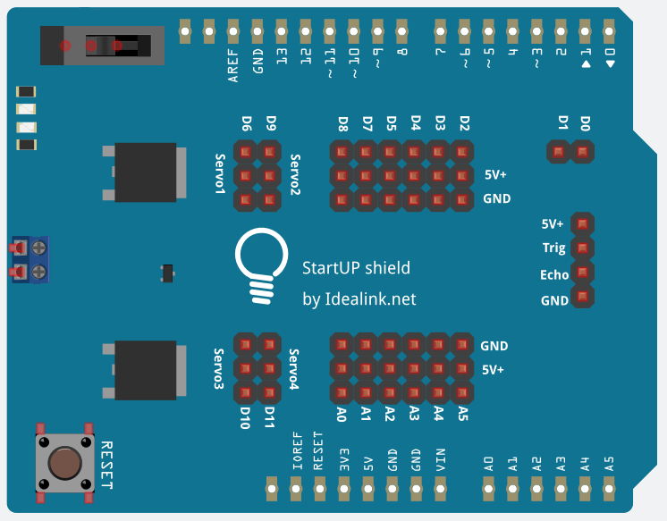 IdeaBot Robot Kit by IdeaLink