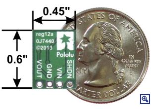 Pololu Adjustable Step-Up Voltage Regulator U1V11A