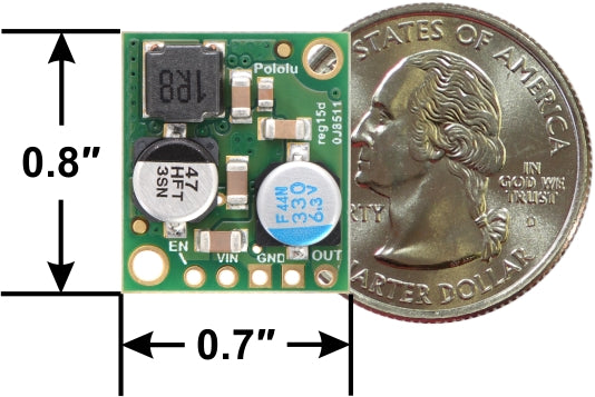 Pololu 5V, 5A Step-Down Voltage Regulator D24V50F5