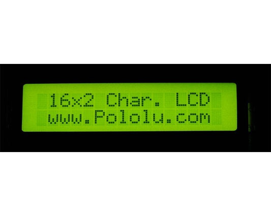 16×2 Character LCD (Parallel Interface)