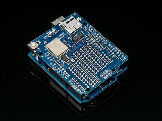 Adafruit HUZZAH CC3000 WiFi Shield with Onboard Antenna