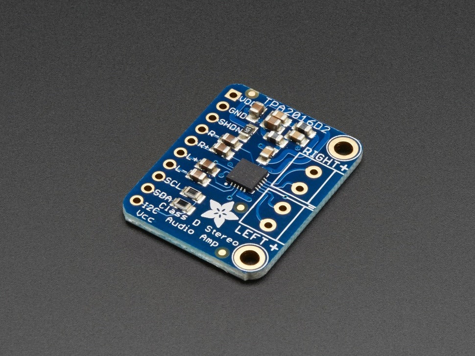 Stereo 2.8W Class D Audio Amplifier - I2C Control AGC - TPA2016