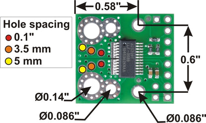 ACS709 Current Sensor Carrier -75A to +75A