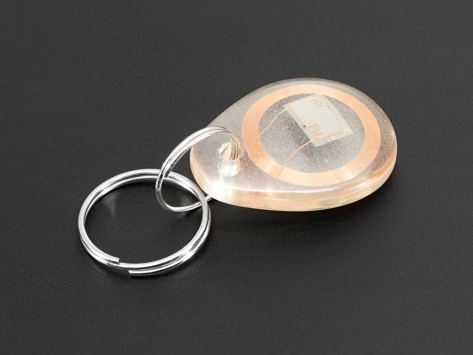 13.56MHz NFC/RFID Clear Keychain Fob