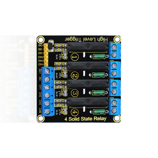 Four Channel Solid State Relay for Arduino