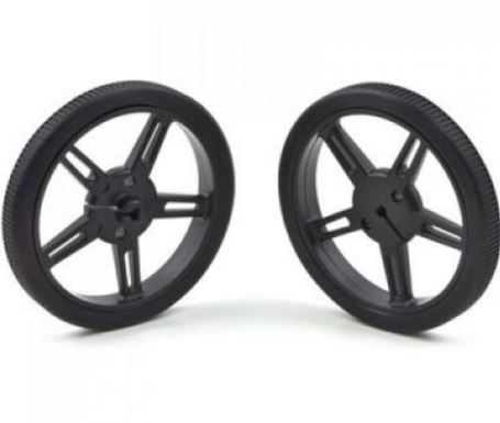 Pololu Wheel 60 x 8mm Black (Pair)