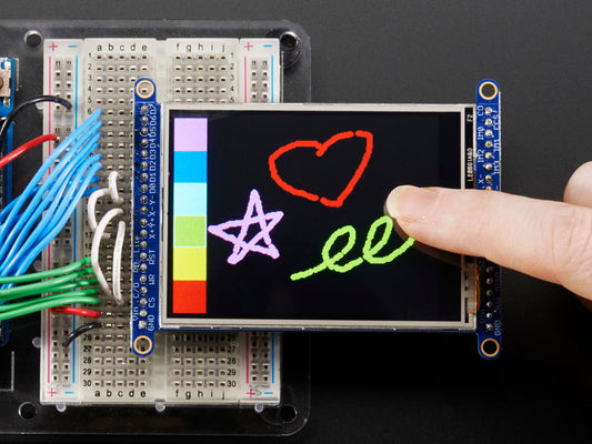 2.8" TFT LCD with Touchscreen Breakout Board w/MicroSD Socket