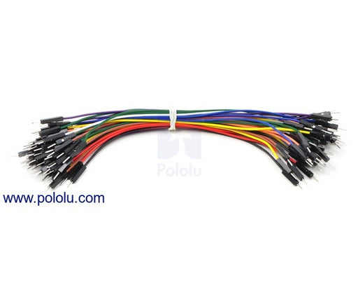 premium jumper wire 50-piece rainbow assotment M-M 6"