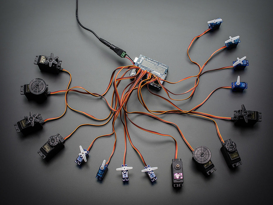 Adafruit 16-Channel 12-bit PWM/Servo Shield - I2C interface