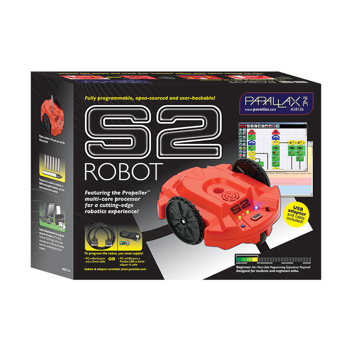 Scribbler 2 (S2) Robot - USB